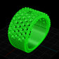 3D CAD design of a ring to be 3D printed out of wax